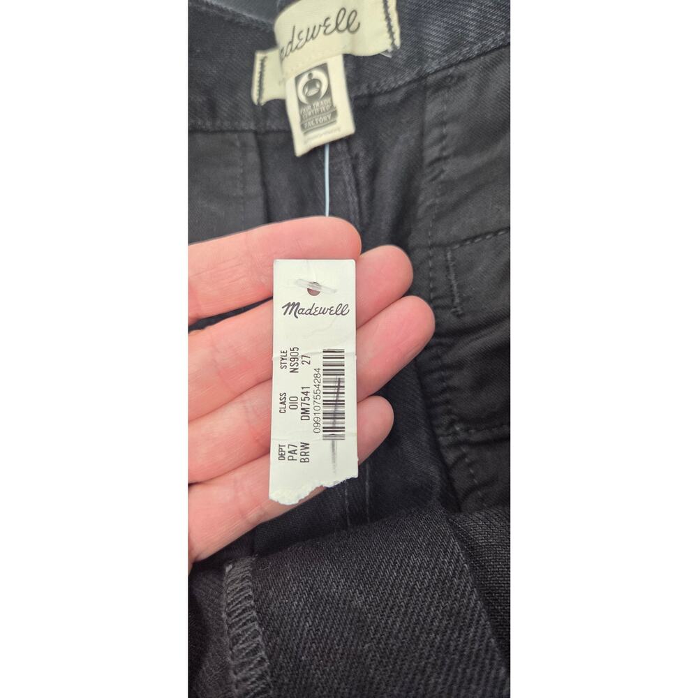 Madewell Black Wide-Leg High-Rise Jeans - Picture 7 of 7